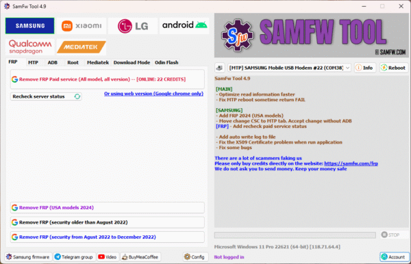 SamFw Tool v4.9 - Image 2