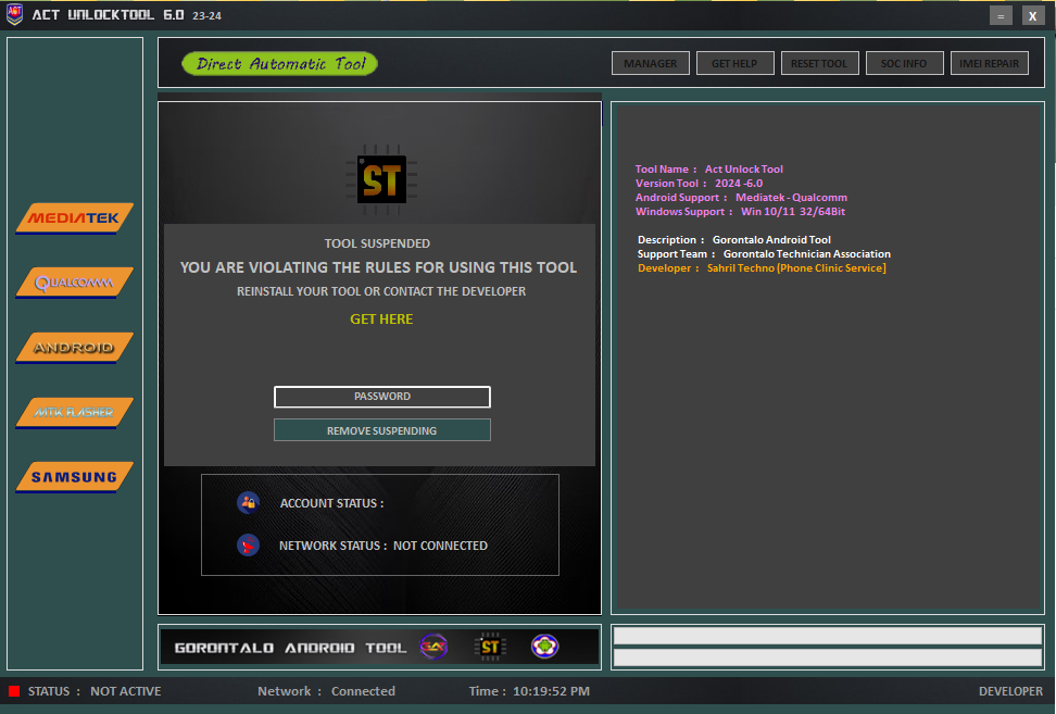 ACT Unlock Tool v6.0.0 - Image 3