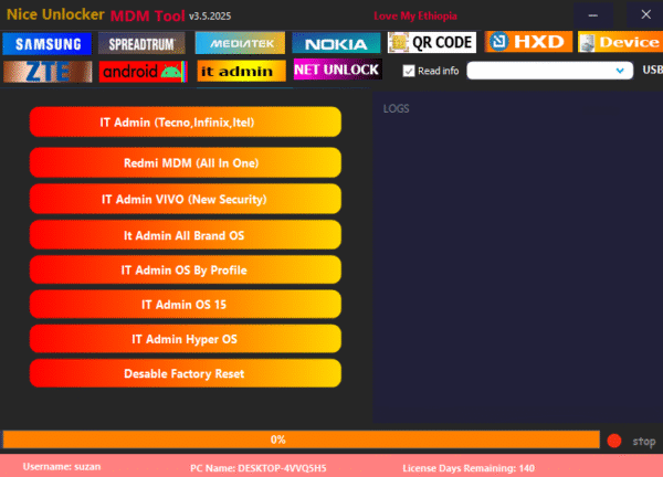 Nice Unlocker MDM Tool v3.3.2025 - Image 3