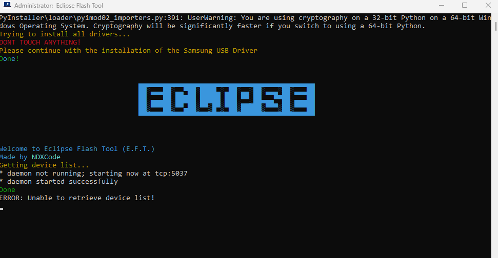 Eclipse Flash Tool v1.10 x86 - Image 3